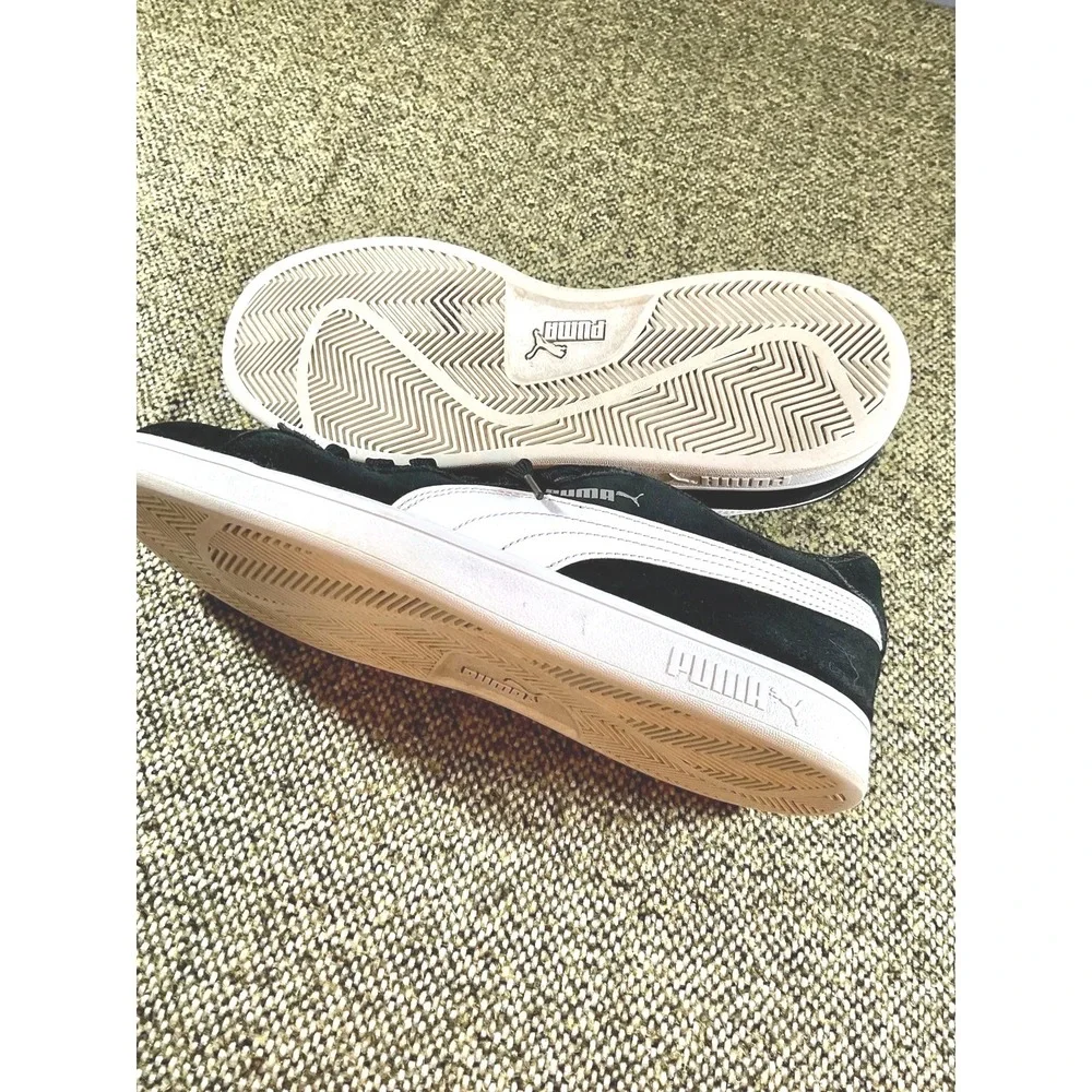 Puma‎ Suede Smash v2 L Black White Men's 10.5